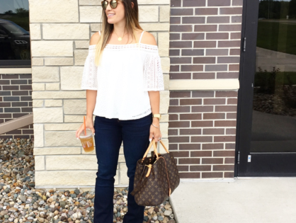 Cold shoulder top